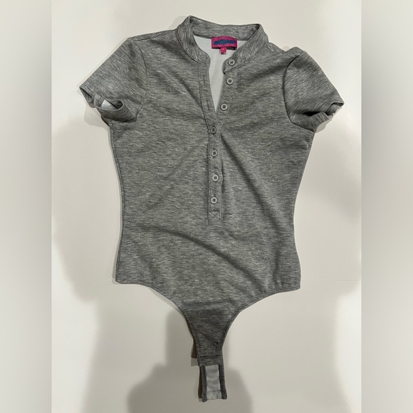 Edikted Charcoal Kids One Piece Bodysuit - Picture 1 of 3